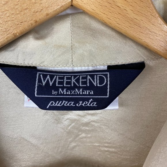 Max Mara Weekend Gold Silk Shirt - Picture 3 of 4